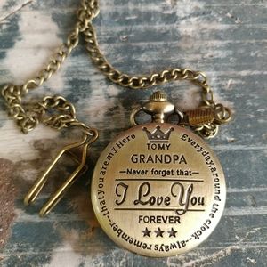 "To My Grandpa" Pocket Watch.